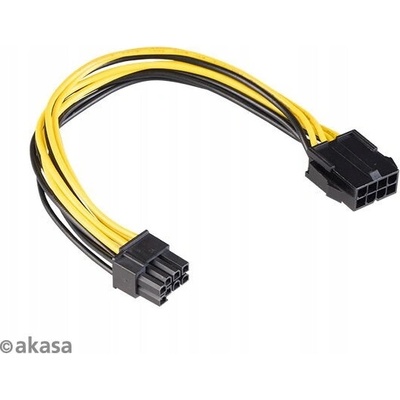 AKASA adaptér 12V ATX 8-Pin to PCIe 6+2 pin Adapter Cable