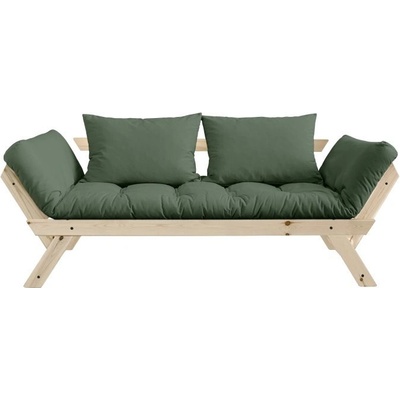 Karup Design BEBOB SOFA natural pine z borovice 75*200 cm olive green