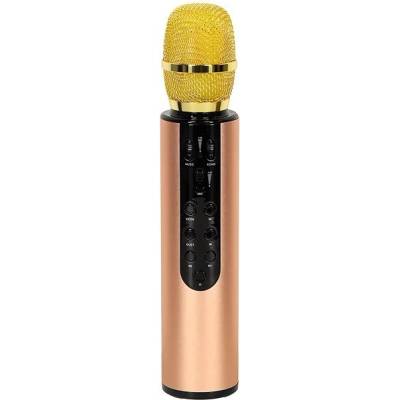 KIK KX3382 Karaoke bluetooth mikrofon 2000 mAh zlatý