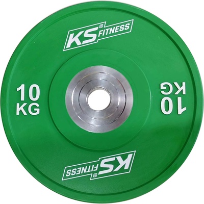 Kubisport CWPRO10 Náhradný Celogumový kotúč s oceľovým stredom 10 kg 50 mm