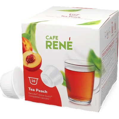 Café René | Чай с праскова - 16 капсули за Dolce Gusto