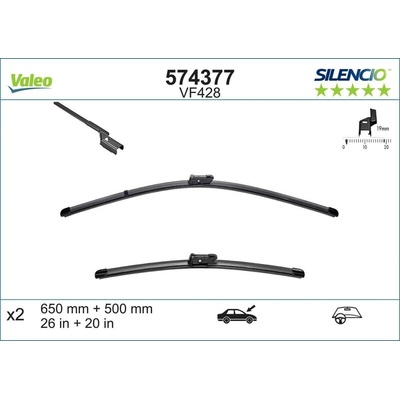 Valeo Silencio X-TRM 650+500 mm VA 574377