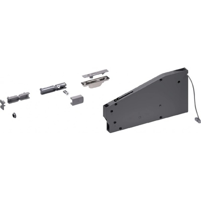 Italiana Ferramenta IF KIARO LED spodná klopna s tlum. farba Gunmetal st pre hl. 600mm s LED páskam