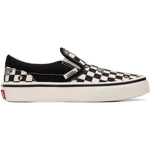 Vans Детски маратонки Vans Kid's Classic Slip-On Sneakers - Black / White - размер 32, 5 (EU) (702-5233-0120)
