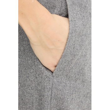 BOSS Панталон с вълна boss в сиво със стандартна кройка, с висока талия 50548280 (50548280)