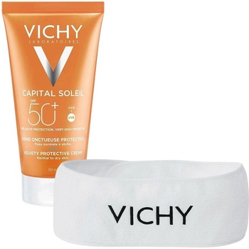 Vichy Capital Soleil Кадифен слънцезащитен крем за лице, SPF50+, 50 ml