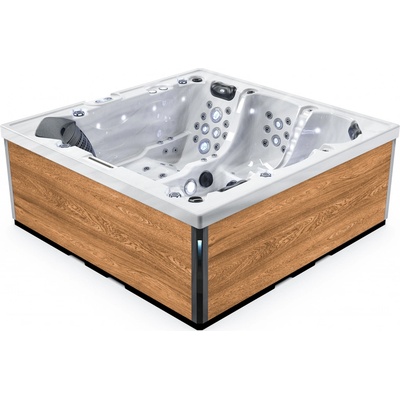 Lovia L501 White marble, Canyon Teak