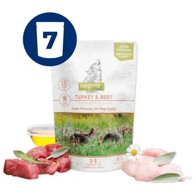 Isegrim Roots Junior Turkey and Beef pouch 7x410 g