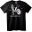 NOONEBRAND Тениска Карикатурен Удар - L, Black