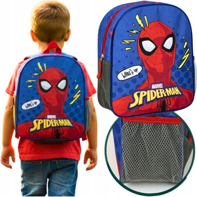PREDŠKOLSKÝ DETSKÝ JEDNOKOMOROVÝ BATOH SPIDERMAN 29CM