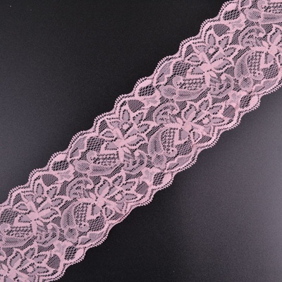 Takoy Elastická krajka 8 cm růžová – Zboží Mobilmania