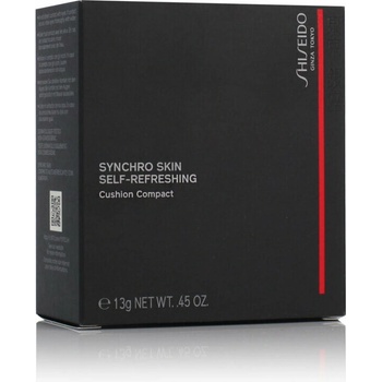 Shiseido Synchro Skin Self-Refreshing Cushion Compact Refill dlhotrvajúci kompaktný make-up 210 Birch 13 g náhradná náplň