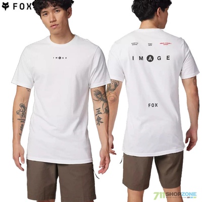 Fox tričko Image Prem ss Tee optic white
