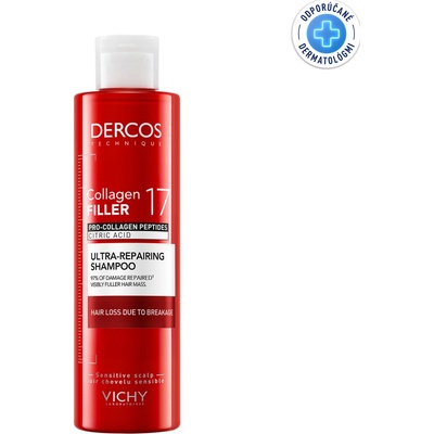 Vichy Dercos Collagen 17 Filler Ultra regeneračný šampón 200 ml