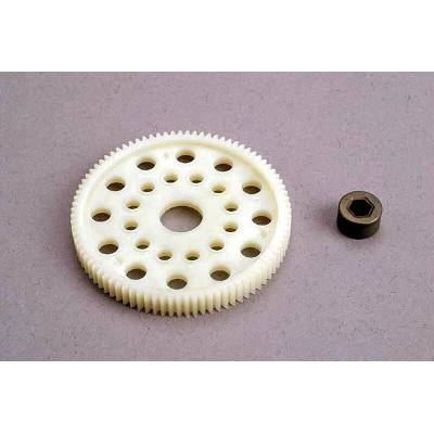 Traxxas Спур зъбно колело Traxxas Spur gear (87-tooth) (48pitch) w/bushing, TRX4687 (TRX4687)