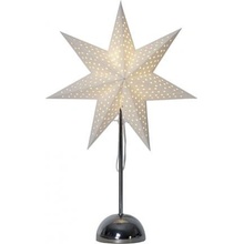 NIPEKO spol. s r.o. lampa hvězda chrom 46LED baterie234-78