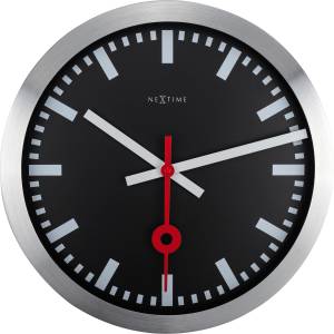 NeXtime Стенен часовник Station индекс 35 см (3999STZW)
