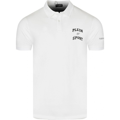 Plein sport Refined White polo tričko