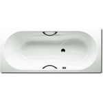 KALDEWEI Ambiente - Правоъгълна вана Vaio Set Star 957, 160x70 см, с отвори за дръжки, противоплъзгащо покритие, перлен ефект, бяла 233727063001 (233727063001)