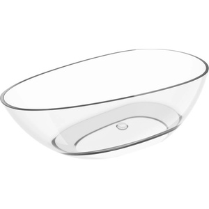 Mexen Glass прозрачна свободностояща вана 170 x 85 cm, clear, хромиран затвор (58061708508)