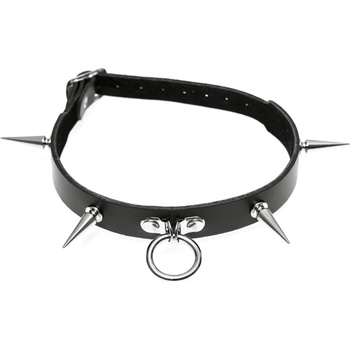 Black & metal Чокър с шипове - bwz-703