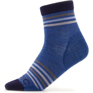 Stoic Детски спортни чорапи Stoic Kid's Merino Everyday Quarter Socks Striped Sports socks - Blue Jeans / Navy Multi Striped - размер 35-38 (EU) (207-0488-0213)