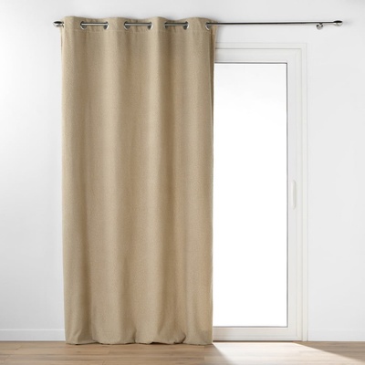 douceur d'intérieur Бежова завеса от букле 140x240 cm Wooly - douceur d'intérieur (1612082)