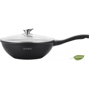 Royalty Line Wok mramorová pánev s poklicí RL-BW32M o průměru 32 cm