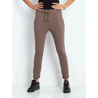 Sweatpants-RV-DR-98.08X-brown hnědá BASIC Feel Good