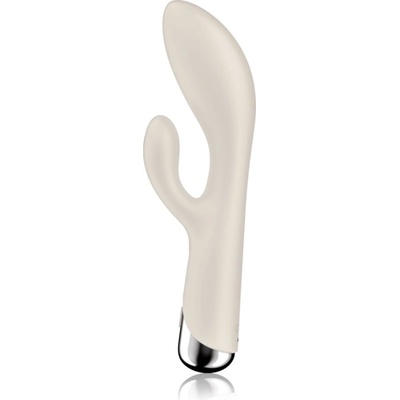 Satisfyer Spinning Rabbit 1 Rotating Shaft вибратор със стимулиране на клитора въртящ се Beige 20 см