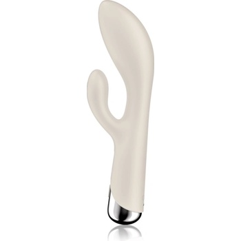 Satisfyer Spinning Rabbit 1 Rotating Shaft вибратор със стимулиране на клитора въртящ се Beige 20 см