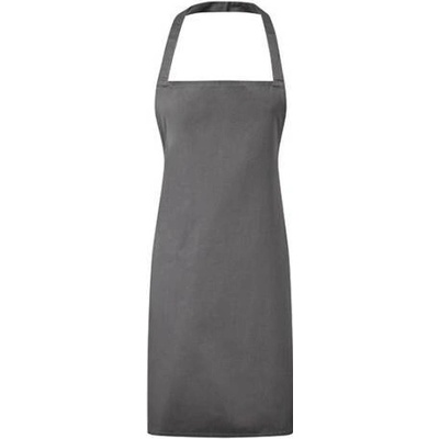 Premier Workwear Pracovní zástěra za krk PR165 Dark Grey Pantone 431 67x78cm