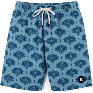 Hurley Мъжки бански слипове Hurley Volley Icon Printing Press Arbore Swim brief - Worker Blue (050-2360-0213)
