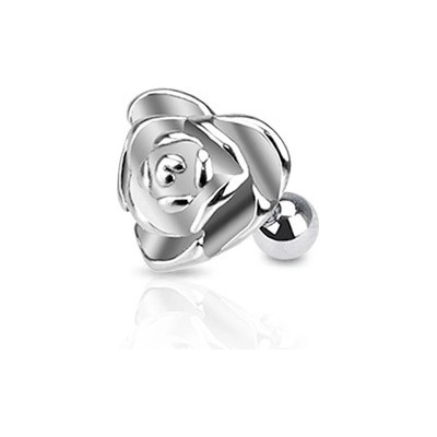 Šperky4U cartilage piercing do ucha růže CP1022