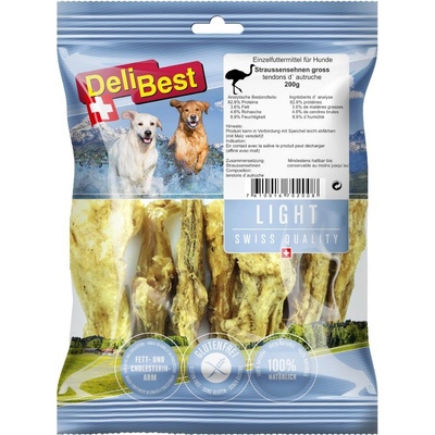 DeliBest pštrosie šľachy light 2 x 200 g