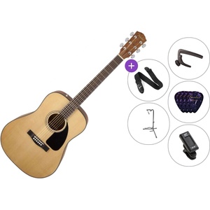 Fender CD-60 NA V3 Deluxe Standard SET Natural Акустична китара