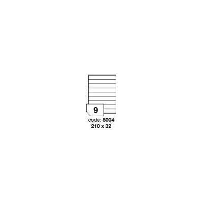 Rayfilm R0100.8004F samolepící 210x32mm bílé 1000 listů