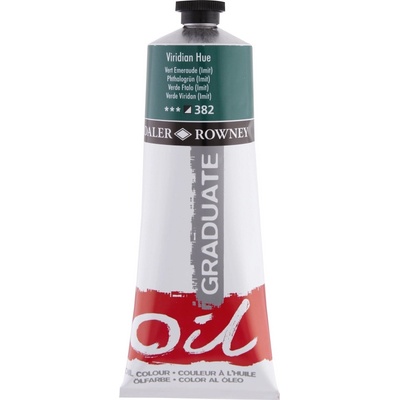 Daler Rowney Graduate Маслена боя Viridian Hue 200 ml 1 бр (117200382)