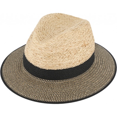Fiebig Headwear since 1903 Letní crushable fedora klobouk Traveller Raffia