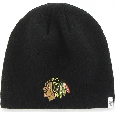 47 Brand Chicago Blackhawks pletená zimná čiapka čierna