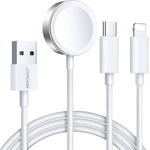 JOYROOM Кабел за зареждане 3в1 USB - светкавица/Type-C, 120 см, БЯЛ S-IW008 БЯЛ (S-IW008 WHITE)