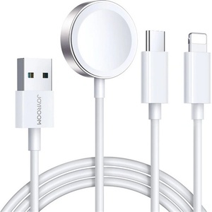 JOYROOM Кабел за зареждане 3в1 USB - светкавица/Type-C, 120 см, БЯЛ S-IW008 БЯЛ (S-IW008 WHITE)