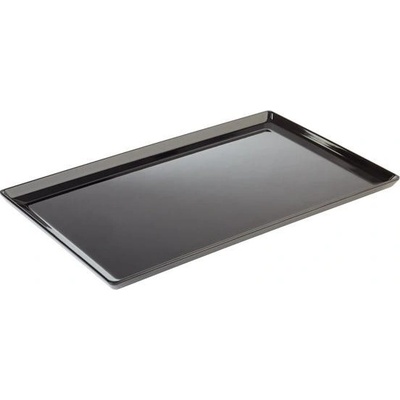 APS Obdélníkový tác z černého melaminu GN 1/2 325x265 mm Float černá