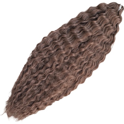 Ariel brčky kučeravé Crochet Braids hnedá #12: 55cm 300g