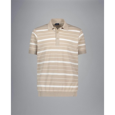 Paul and shark Блуза с яка PAUL AND SHARK Men's Stripe Short Sleeve Polo Shirt - Brgt Wht Fg
