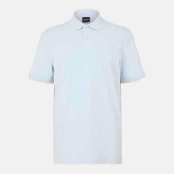 Boss Блуза с яка Boss Men's PeInterlock Short-Sleeve Polo Shirt - Open Blue