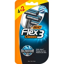 Bic Flex 3 Classic 6 ks