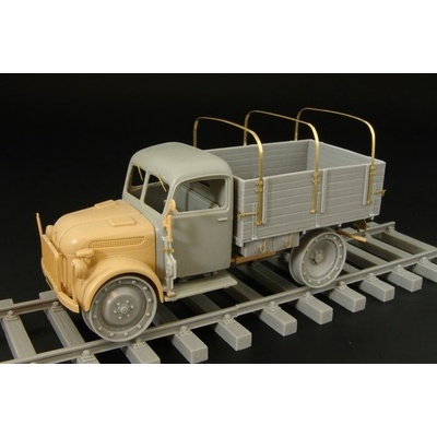 Tamiya Hauler Steyr 1500 Pritsche Railway conversion set for kit 1:48