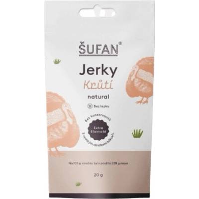 Šufan Jerky Natural krůtí 20 g