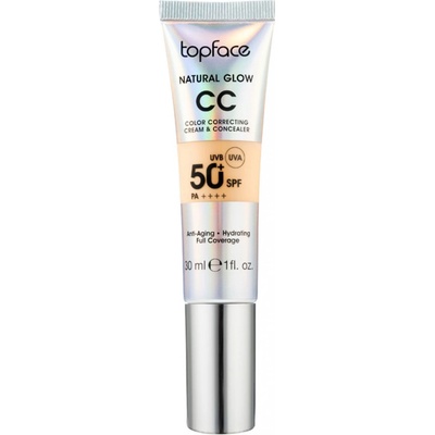 Topface CC make-up krém s SPF50 Natural Glow 03 Warm Linen 30 ml